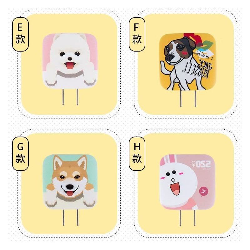 充款卡通头a智能闪手机充电器2.1充电器|J款充电器图片