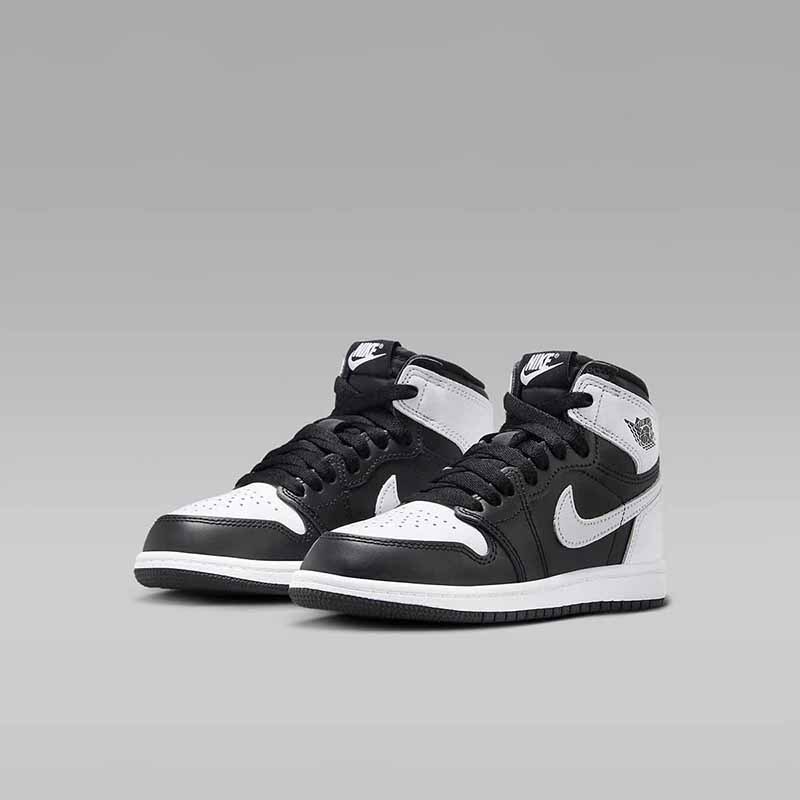 耐克airjordan1aj1黑白高帮儿童篮球鞋童鞋fd1412010