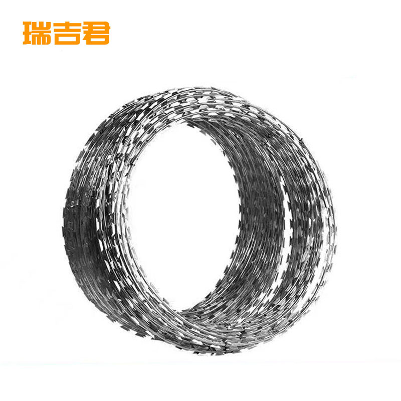 瑞吉君 刺丝滚笼 刀刺网 45cm圈径 双螺旋加密 米高清大图