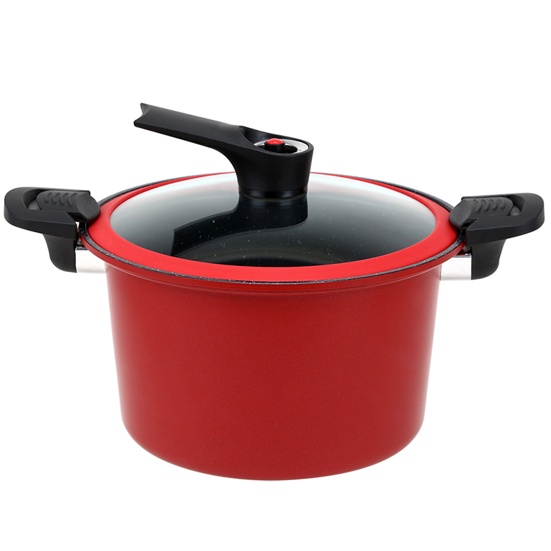 德世朗(DESLON)--麦饭石抗菌不粘炖煮煲汤锅 微压快炖 微压营养锅 6L DFS-T832B