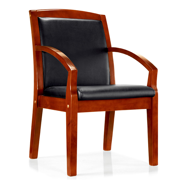 臻远 ZY5110316 办公会议椅办公皮椅电脑椅 黑色西皮