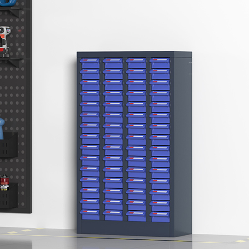 臻远 ZYLJG-W48 零件柜 60抽蓝色无门小号 526*220*885高清大图