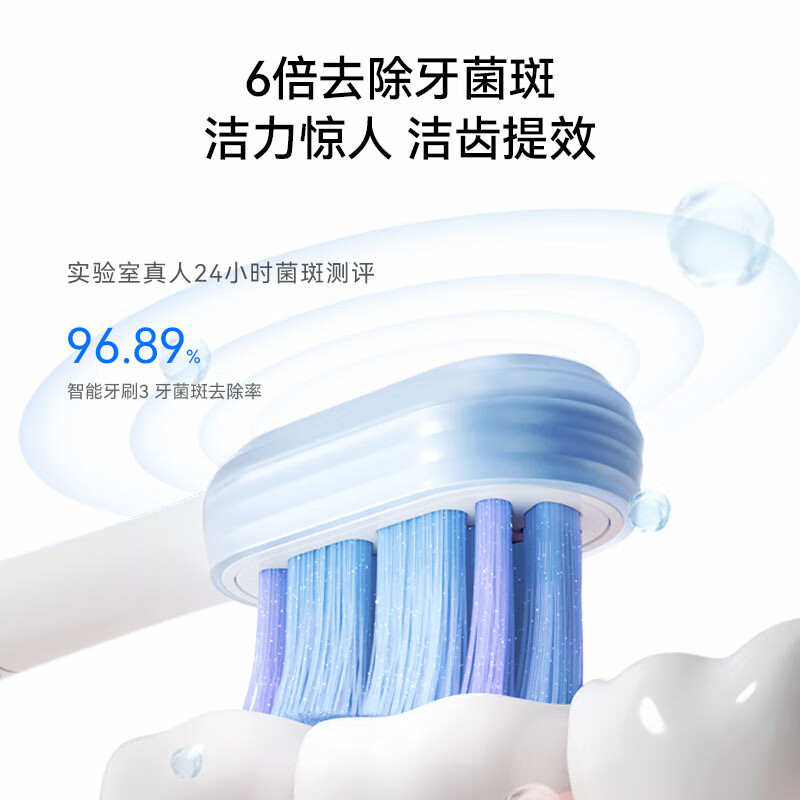 华为(HUAWEI) 智选力博得电动牙刷 智能声波 清洁亮白180天长续航 双支升级焕新 LBT-203557A