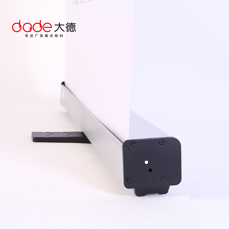 汐岩双面铝合金易拉宝展架制作80200招聘宣传海报支架子100200设计 铝合金60cmx160cm【裸架】