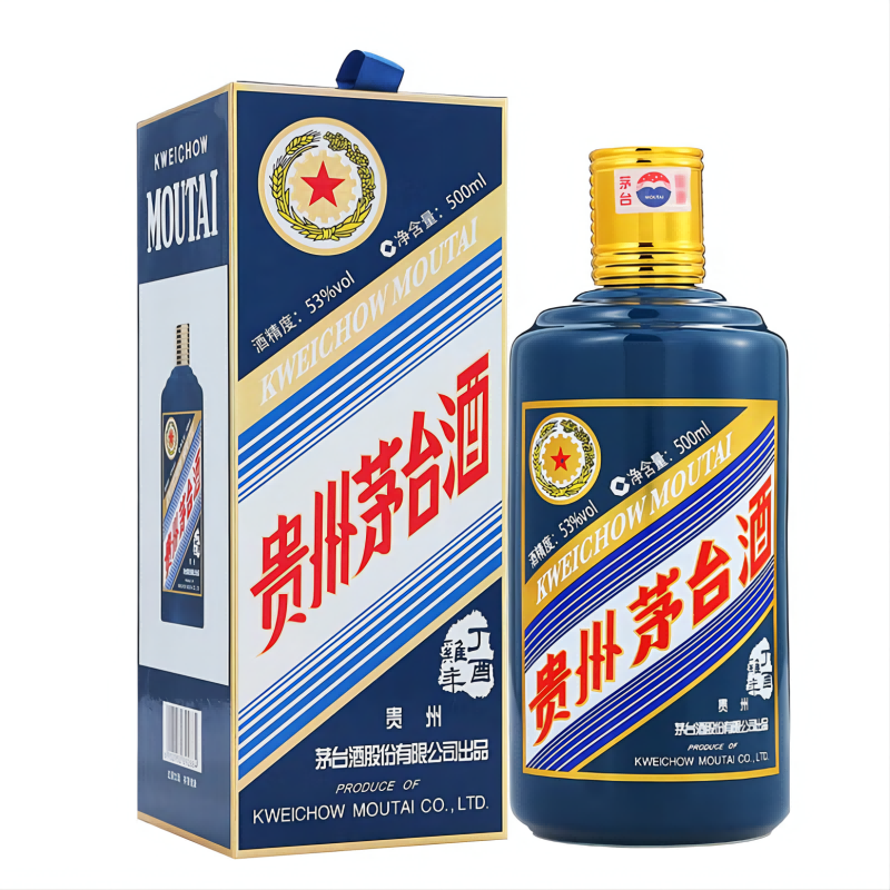 茅台 生肖纪念 丁酉鸡年 酱香型白酒 53度 500ml 单瓶装