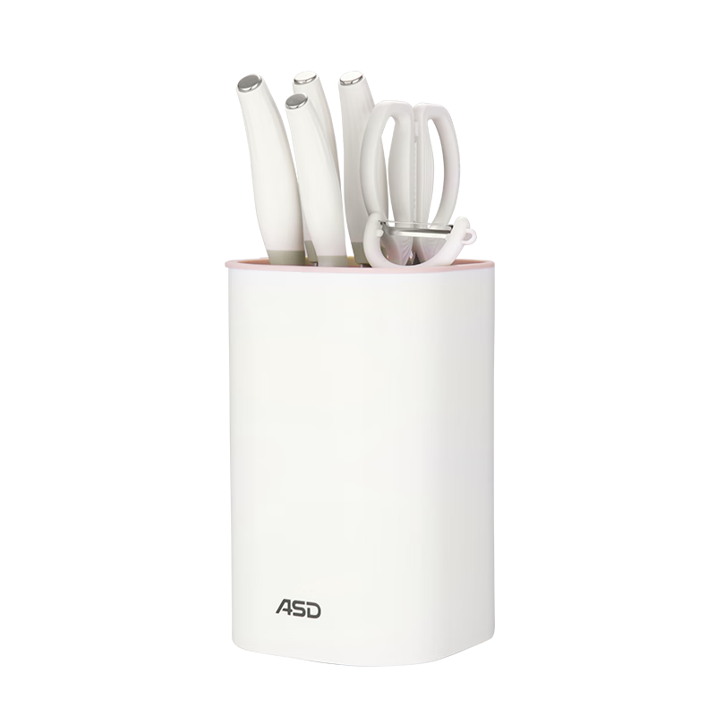 爱仕达(ASD) 903707 刀具套装 冰锐系列刀具七件套 (白色)