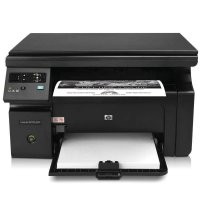 惠普(hp)LaserJet Pro M1136黑白激光打印复印扫描 多功能办公家用文件文档试卷替126 132A 标配