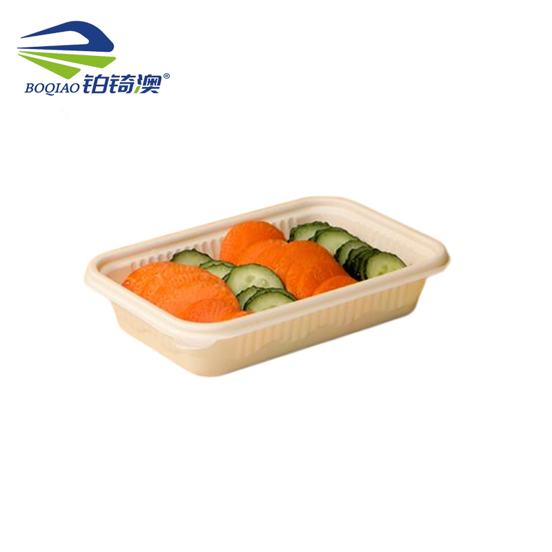 铂锜澳 方形玉米淀粉基餐盒/1000ml-200套/箱高清大图