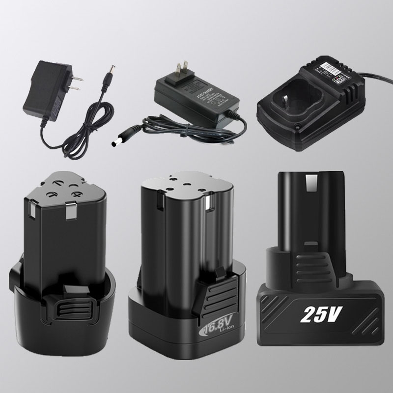 手电钻电池充电器古达12v168v25v电动螺丝刀手枪钻通用锂电池