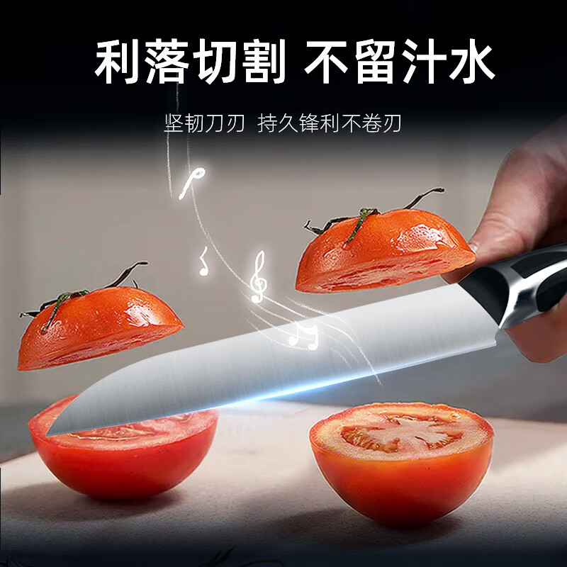 帝伯朗乐章系列 抗菌刀具6件套DBL-DJLJT01高清大图