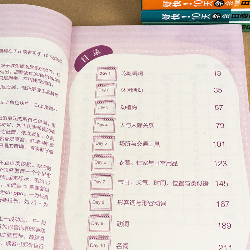 [正版]全5册好快10天学会日语50音 图解记忆中日交流 新标准日本语日语50音字帖 日语自学入门书 日语字帖手写体日高清大图
