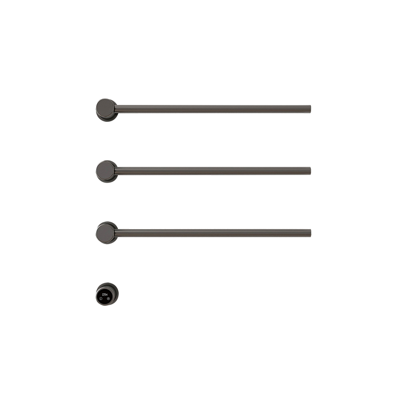 SIOYIE芯毅 嵌入式电热毛巾架家用浴室智能毛巾架快速升温高效抗菌加热烘干毛巾烘干架嵌入式安装AD30暗装) 枪灰色