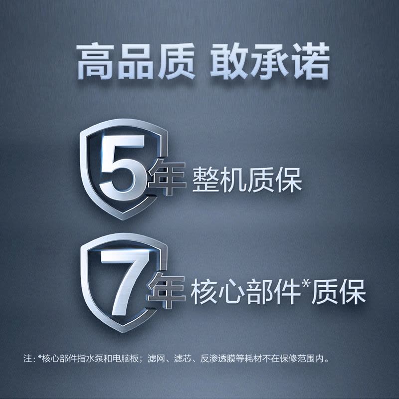 史密斯净水器家用整机保5年 3:1高水效专利MAX3.0反渗透滤芯2升/分钟厨下式直饮净水机800加仑升级款图片