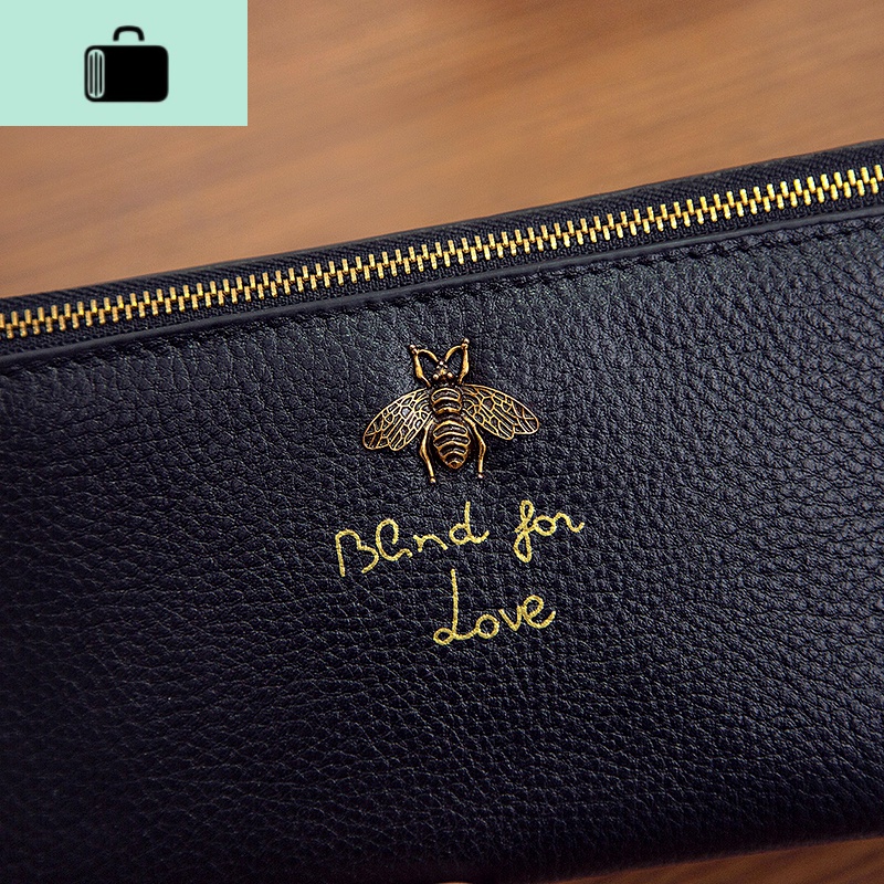 韩版长款女士钱多功能皮夹头层牛皮简约拉链手拿包钱夹超薄NEW LAKE高清大图