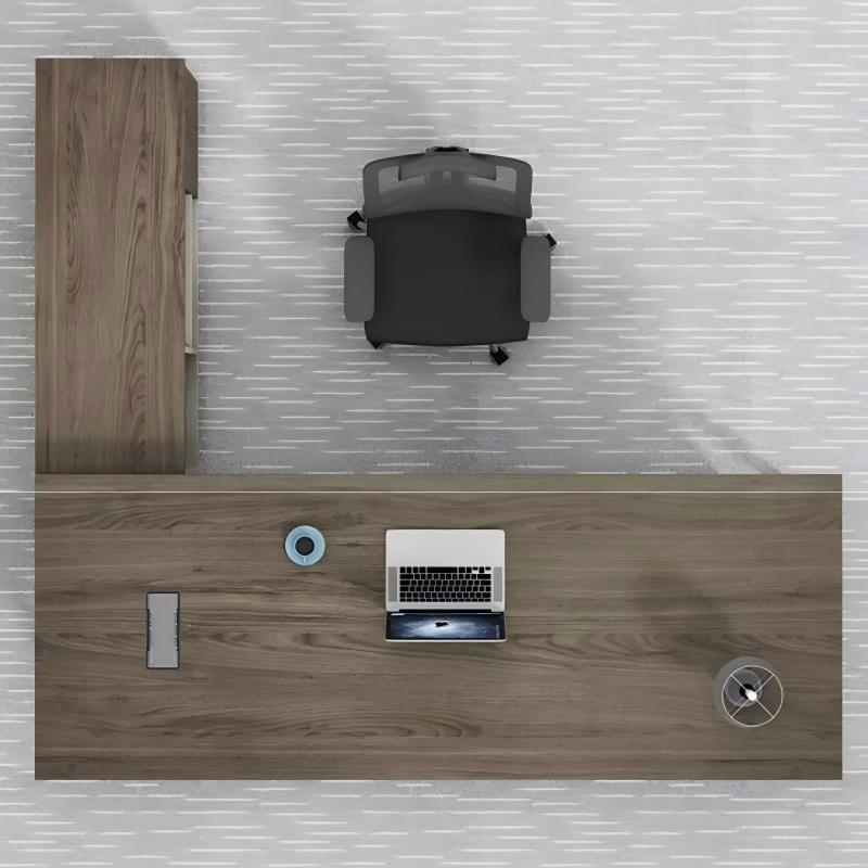 苏宁 金菲罗格 办公家具 板式钢架主管办公经理桌高清大图