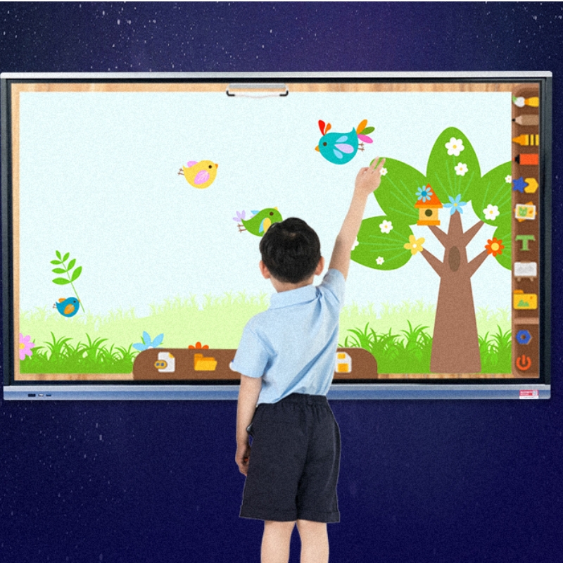 朗云65英寸教学平板 教学一体机 幼教交互式智能电子白板触控一体机LY65B高清大图