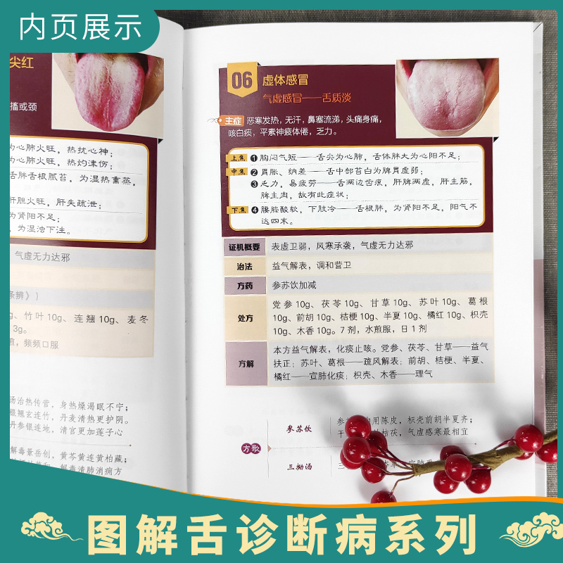 []三本套装:图解舌诊断病1+2+3 [正版] 图解舌诊断病系列第123册全套 中医面诊看五官识五脏 舌诊图解速查高清大图