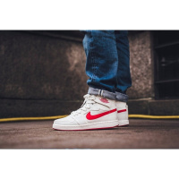 Air Jordan1 KO High OG Timeless Canvas乔1AJ1白红638471-102高帮篮球鞋