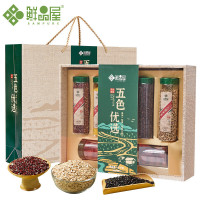 鲜品屋杂粮五谷混合杂粮礼盒 春节员工福利礼品天天粥道 营养早餐 鲜品屋-1.6kg五色优选礼盒