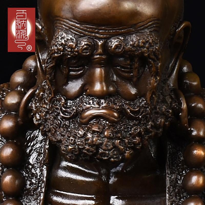 家柏饰(CORATED)达摩摆件 悟道沉思禅意祖师茶室瑜伽室会所中式饰品高清大图