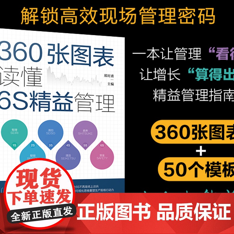 360张图表读懂6S精益管理 6S管理核心理念与实践步骤 6S管理细节与精髓 6S管理核心技巧提升工作效率管理水平 6S高清大图