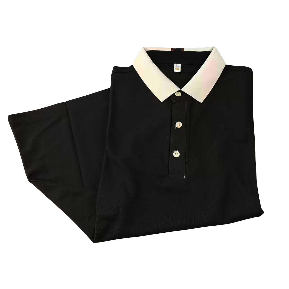 鸽护 短袖POLO ml-黑色 件高清大图