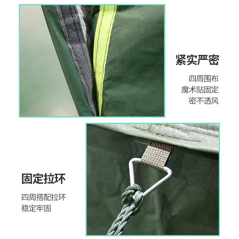 鑫升顺户外工程专用保暖帆布防雨棉帐篷布4.5*5m普通款高清大图