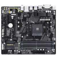 技嘉(GIGABYTE) AX370M-DS3H 游戏主板 (AMD X370/Socket AM4 64GB)