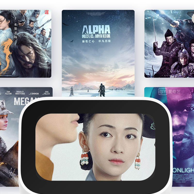 小米小爱触屏音箱 白色 音响 蓝牙 语音电话1400+实用技能 语音遥控智能家居