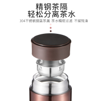 希乐保温杯男士不锈钢水杯女学生便携简约商务杯子大容量车载茶杯