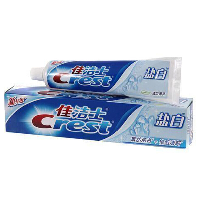 佳洁士(Crest)盐白牙膏90g*10支