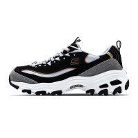 Skechers斯凯奇男女款D'lites潮流黑白熊猫鞋运动跑步鞋99999745