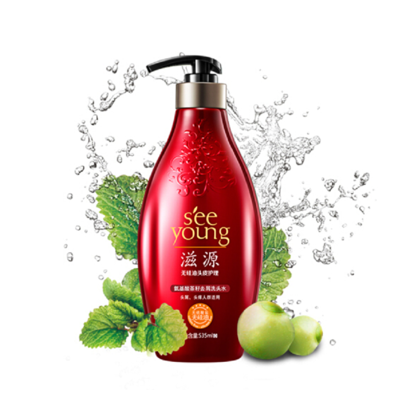 滋源(seeyoung)氨基酸茶籽去屑洗发水535ml