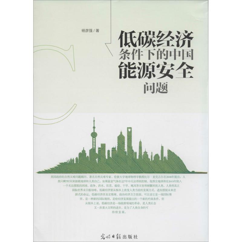 正版新书】低碳经济条件下的中国能源安全问题杨彦强978751126027