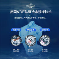 [官方直营]小天鹅(LittleSwan) 10公斤滚筒洗衣机全自动水魔方冷水洗 智能家电TG100EM01G-Y50C