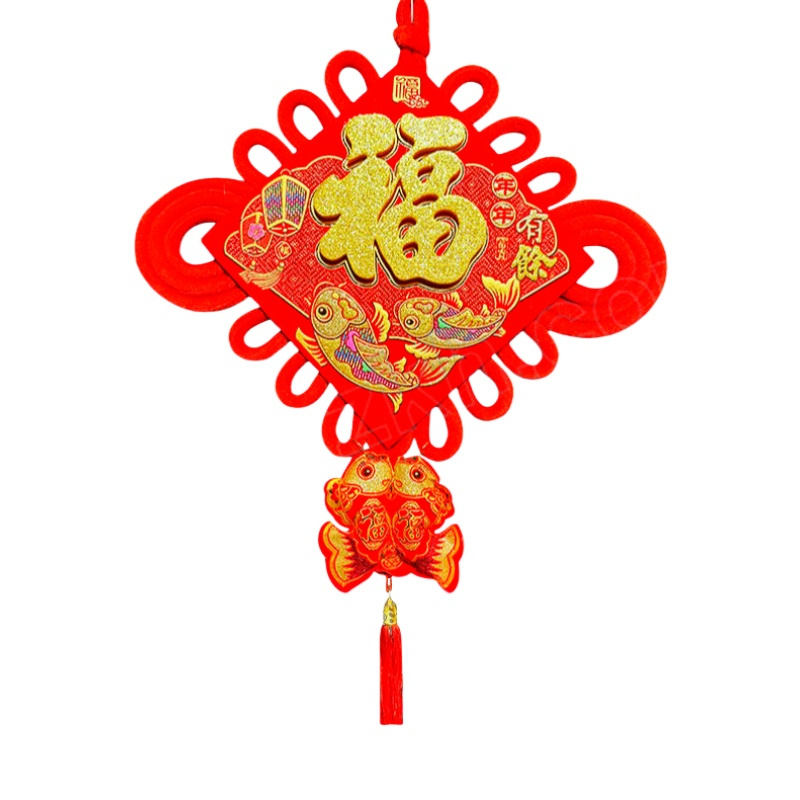 苏识 5710434中国结挂件 年年有余双鱼款 30# 50*82cm(单位:个)