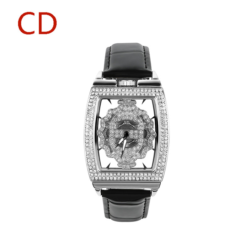 法国迪奥公司 cd[繁花似锦系列腕表]时来运转方形石英手表cd0019[非