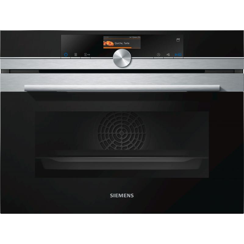 SIEMENS/西门子 德国原装进口47L全中文彩显蒸烤合一蒸烤箱一体上下一体控温CS656GBS1W新款