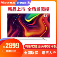 海信液晶电视AI人工智能4K电视超高清远场语音 智能音箱 全场景图搜 远距离投屏 43英寸 HZ43A65E
