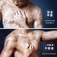 尊蓝沐浴露男士专用全身去油持久留香海洋清爽香水香氛红沐浴液 木质香