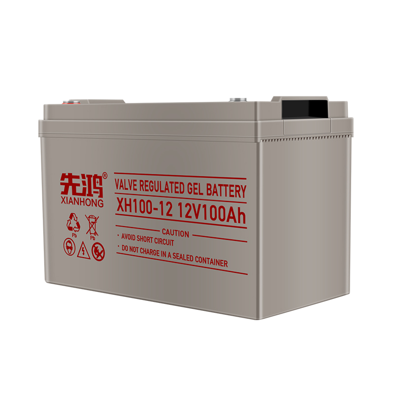 先鸿UPS蓄电池12V100AH胶体铅酸免维护EPS电源直流屏通讯照明机房高清大图