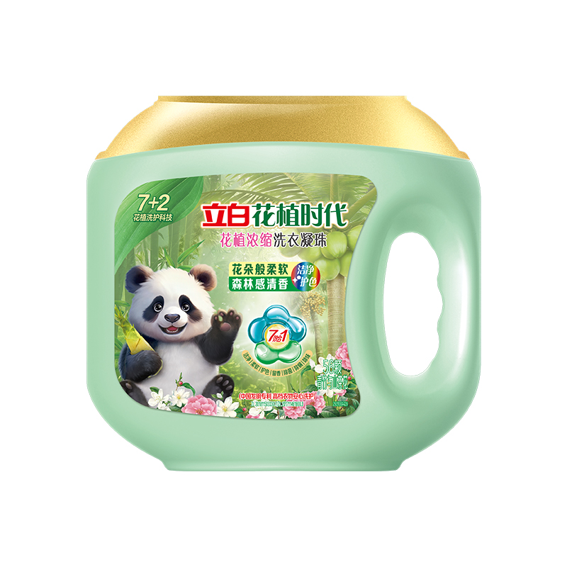 立白 花植时代花植浓缩洗衣凝珠560g