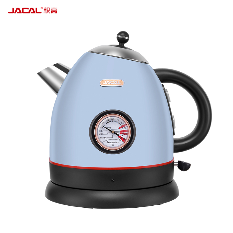 Jacal/积高 电水壶GL- E3B-2 可视温度电热水壶 304不锈钢电水壶北欧迷你电开水壶