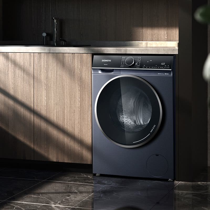 西门子(SIEMENS)10公斤IQ300洗干一体机立体烘干专业护衣WJ45XMY08W图片
