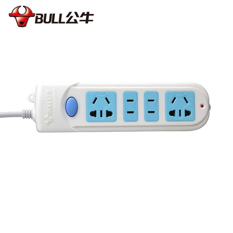 公牛电源插座接线板插线板拖线板插排3米gn607