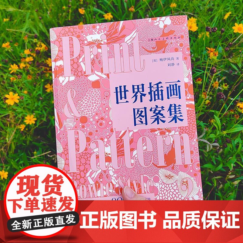 世界插画图案集 设计新经典英鲍伊风尚上海人民美术出版社图案插画艺术玛莉美歌色彩纺织品设计绘画鲍伊风尚设计灵感产品设计插画高清大图