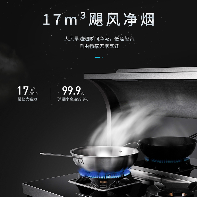 Fardior法迪欧集成灶蒸烤一体灶家用侧吸下排烟油烟机燃气灶蒸烤箱三合一 JJZY-90ZKXR-A3