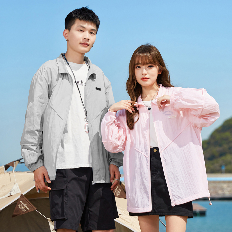 唐狮情侣衣夏季新款情侣外套透气轻薄休闲运动男女服