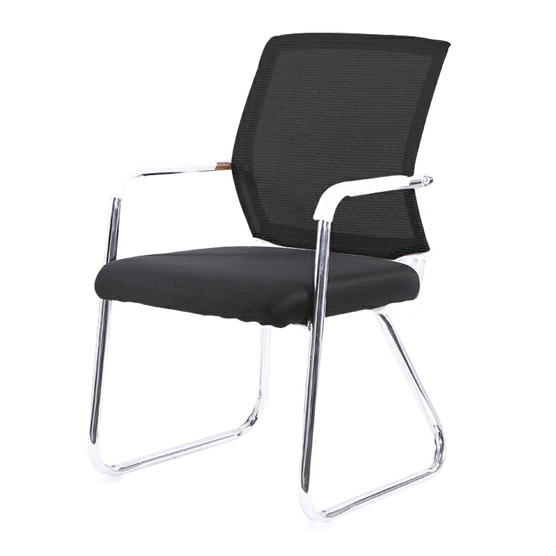 中伟电脑椅会议桌办公椅家用网布椅子黑色视频
