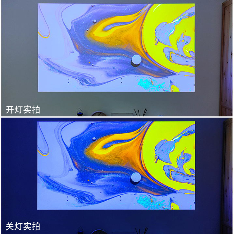 索爱(soaiy)投影仪家用办公一体机无线超高清智能电视家庭影院宿舍卧室手机投屏1080p无线wifi投影机安卓语音版